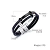 Manufacturer'S Direct Selling Creative Mini Spanner Men'S Bracelet Fashion Multilayer Bracelet Titanium Steel Leather Bracelet