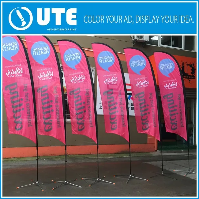 Custom Marketing Flags,Double Sided Roadside Flag Banners Advertising