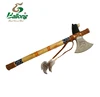 Handmade wooden craft animal head tomahawk axe home wall decor