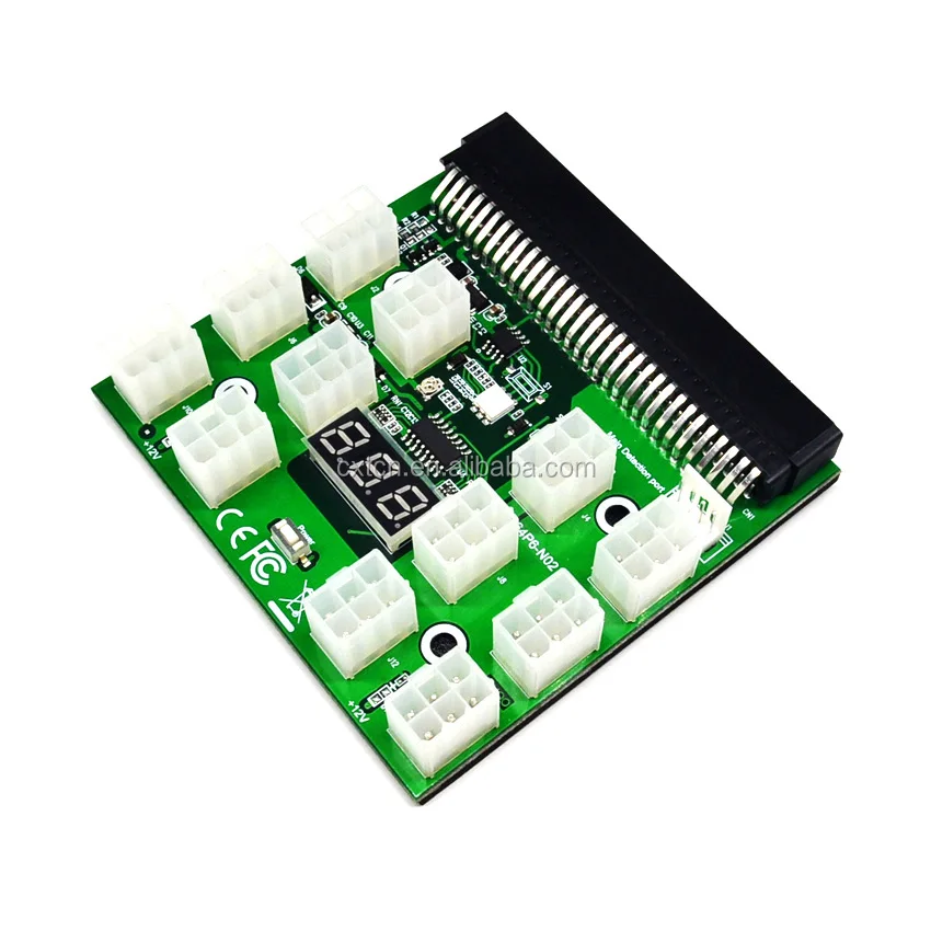 DPS-1200FB//QB A 12 ports Power Supply Breakout Board Adapter For Ethereum Mining