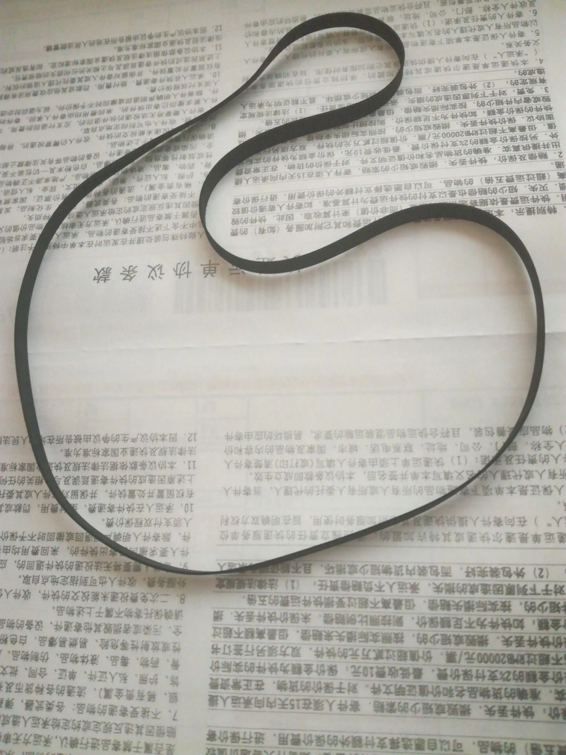 Rubber belts for gramophone turntable player