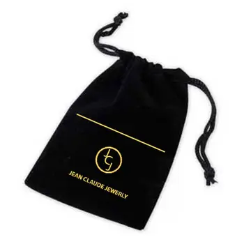 velvet bags with logo