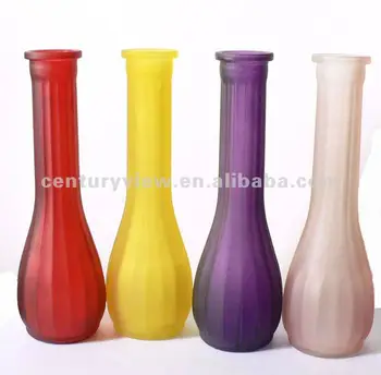 Wholesale Cheap Long Neck Colored Glass Vases For Flower Buy