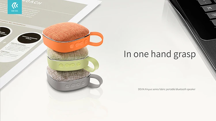 Devia Factory Promotion Cinya Series Rear Kit Outdoor Keyring Portable wireless Speaker - ANKUX.COM