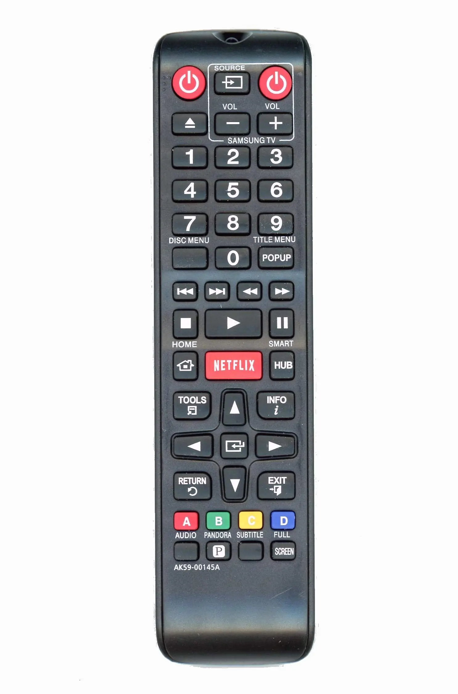 Get Quotations · DSK TV Supply AK59-00145A DVD/ BluRay Player Remote  Control for Samsung BD-