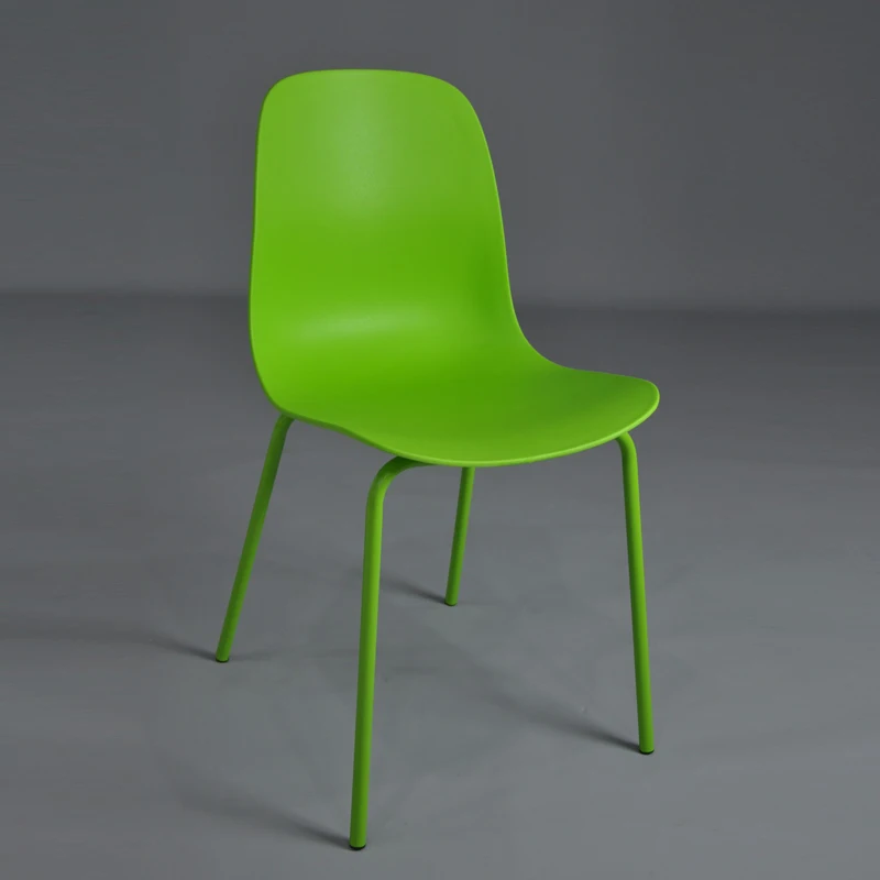 Share Cheap Black Plastic Dining Room Chair With Metal Leg Kitchen