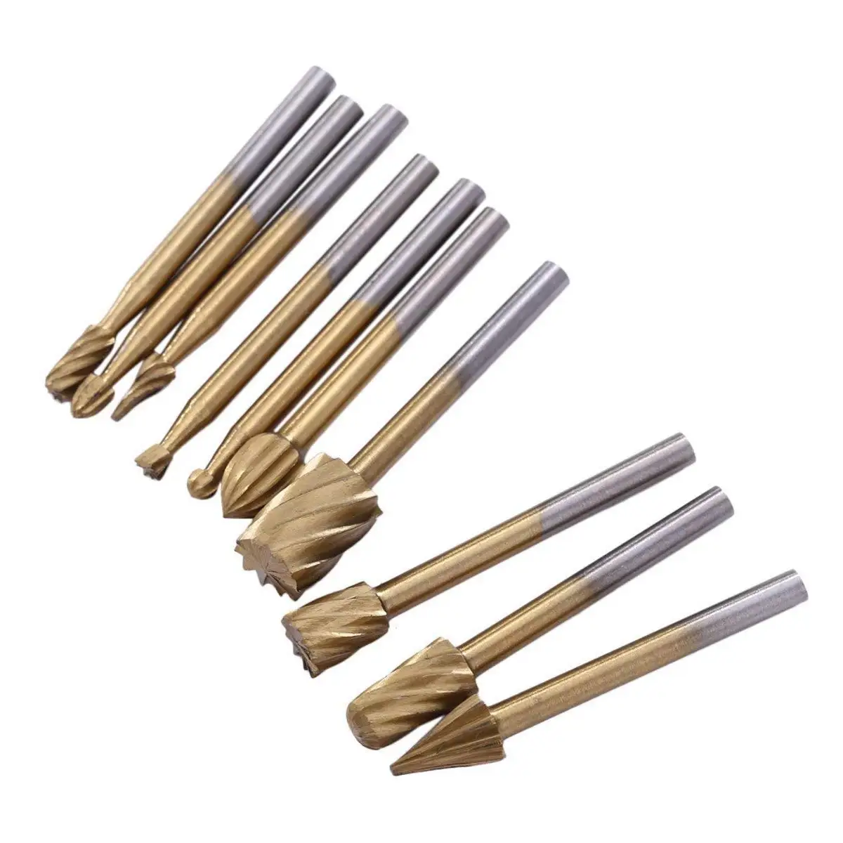 6PC Woodworking Tools Drill HSS Bit Set Wood Carving Tools Drill Burr