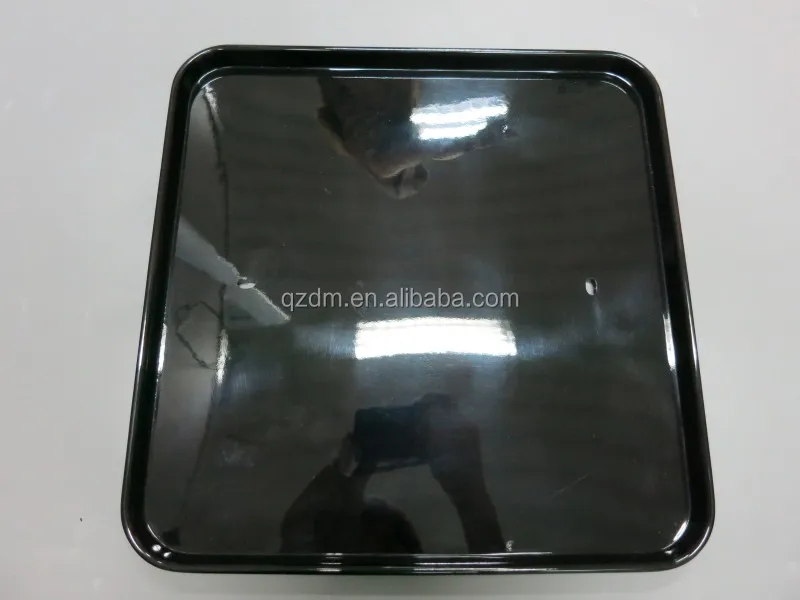 27cm Melamine nameplate base , Black tray