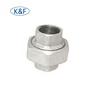 High quality/sale malleable iron sleeve thread end union cheap iron to seat galvanized union conical