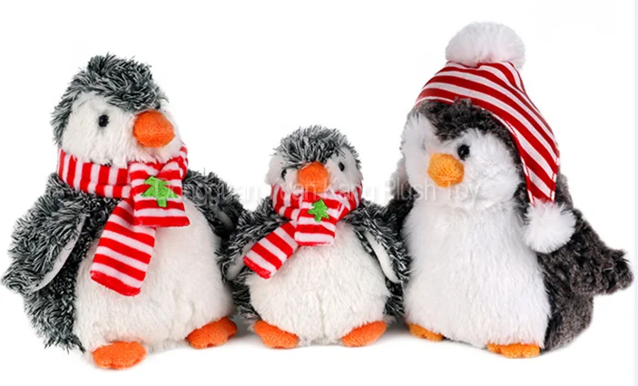 christmas plush penguin