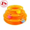 Cat Toy Ball Pet Toy Cat Toys Intelligence Triple Play Disc Three Tower Of Tracks Turntable Ball Pet Products