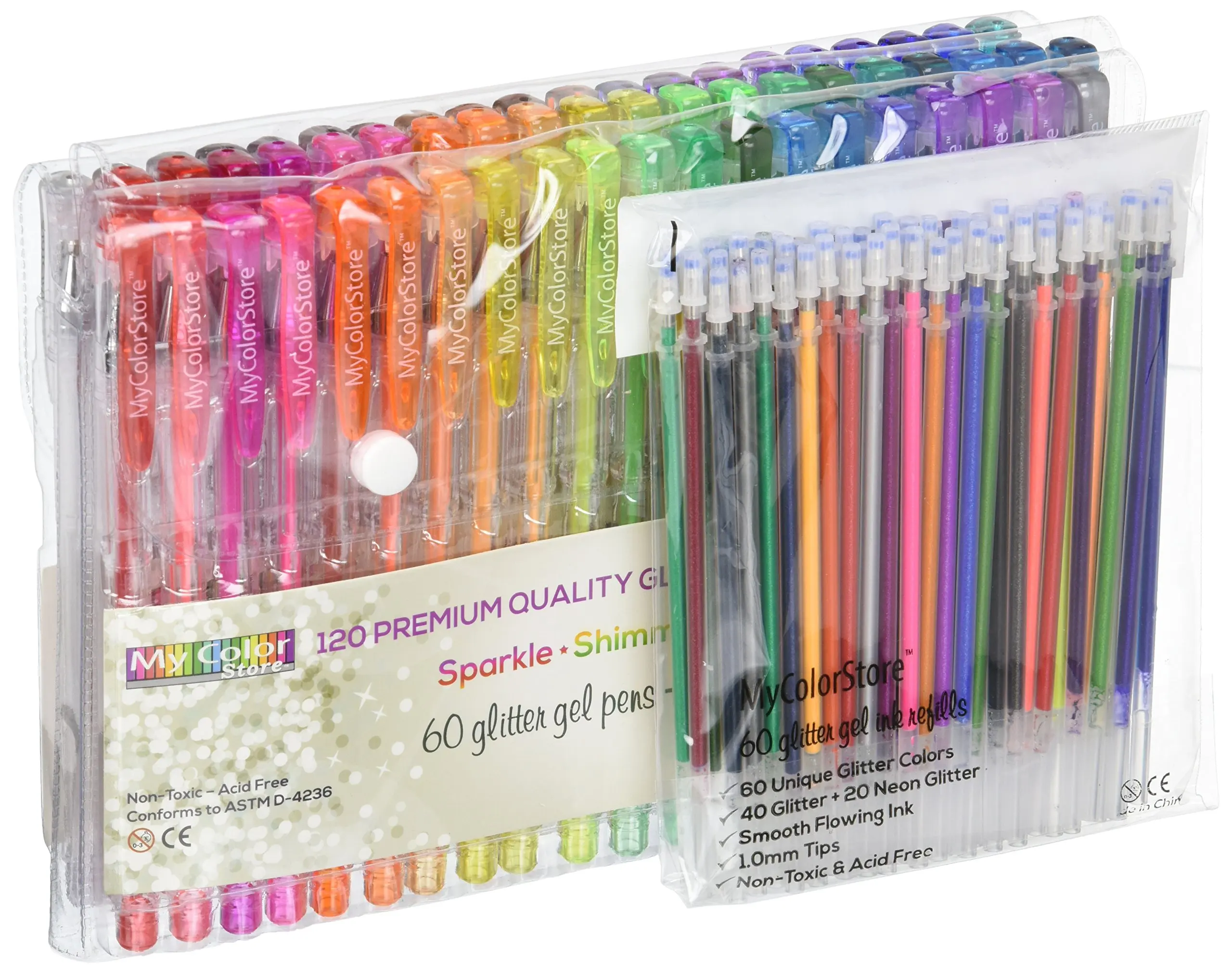 glitter gel pen refills