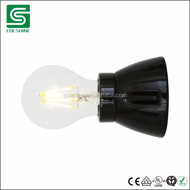 Colorful Ceramic Lamp Holder E27 Ce Saa Approved Decorative Lamp Bulb Socket Buy E27 Edison
