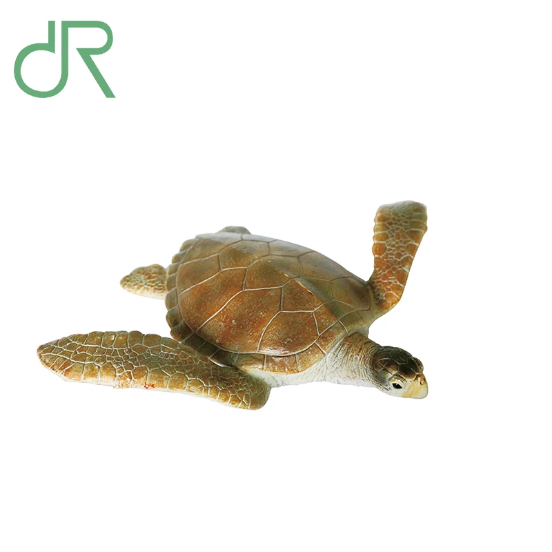 Mundo Novo Mini simulação sea turtle brinquedos do dinossauro de borracha macia