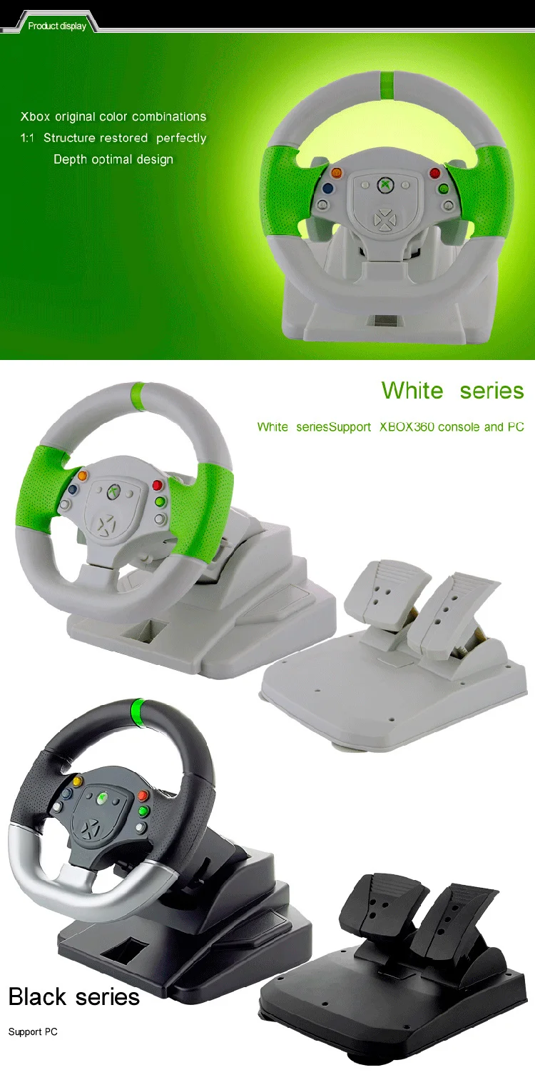 Cstar Hot Video Game Steering Wheel For Xbox 360 Steering Racing Wheel Buy Video Game Steering