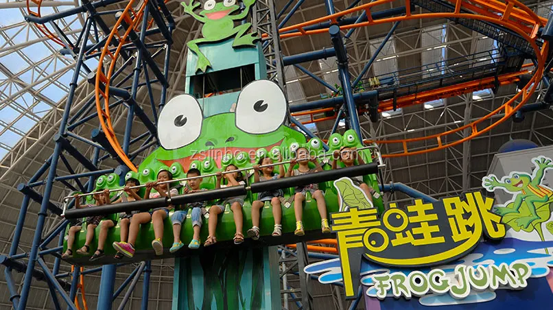 amusement park equipment jumping frog hopper children outdoor