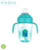 Guangzhou best baby free bottle samples bpa free silicone milk feeder arc baby feeding bottle with spoon