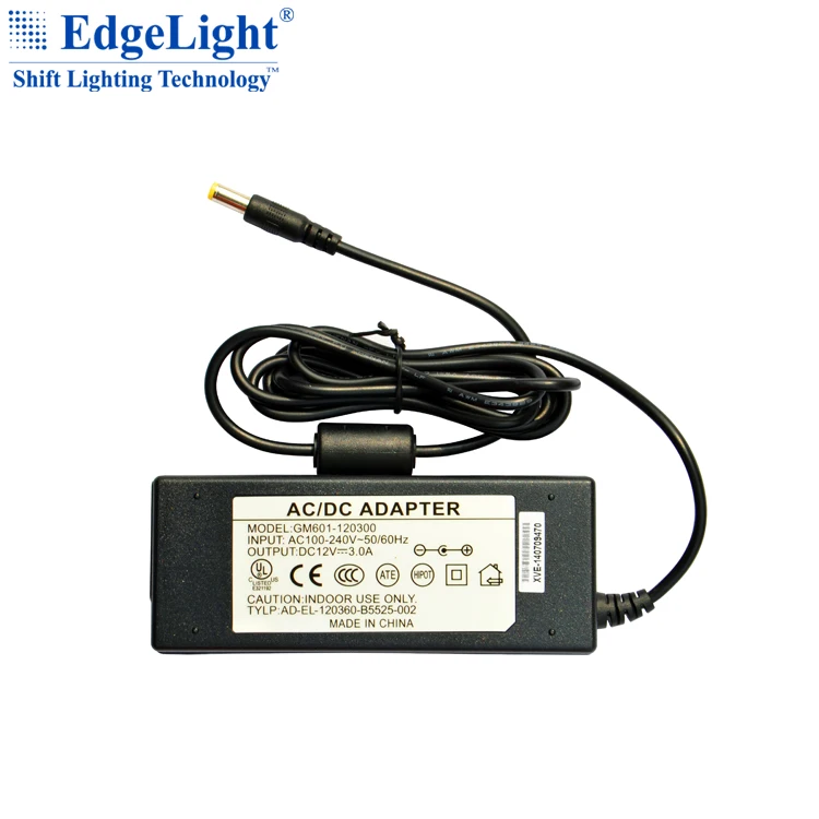 LED Light Box DC Power Supply 12V3A