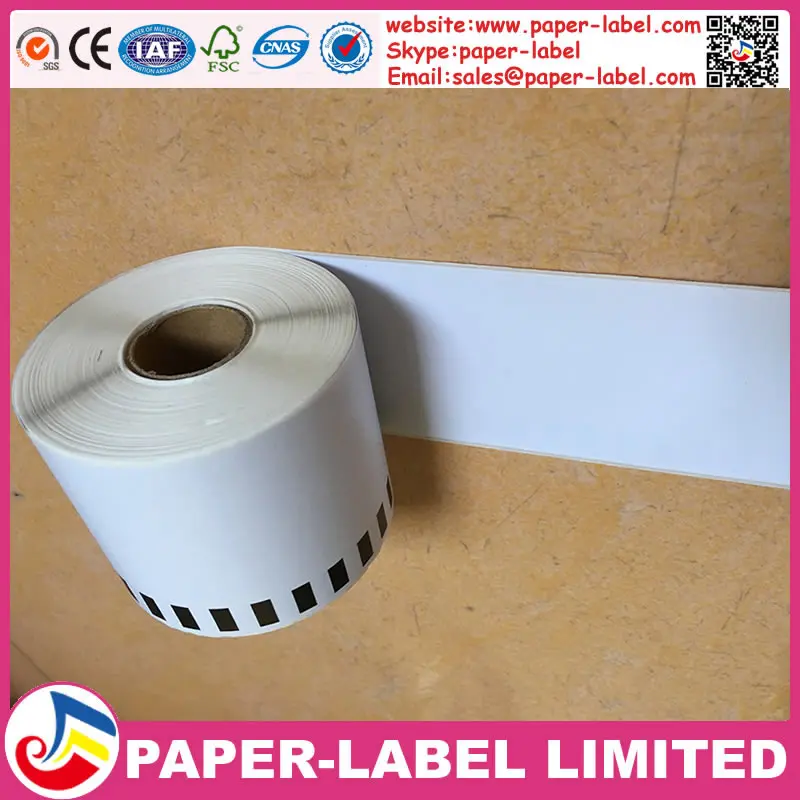 continuous thermal label roll