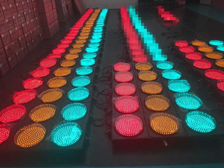 300毫米圆红黄绿停止去交通灯