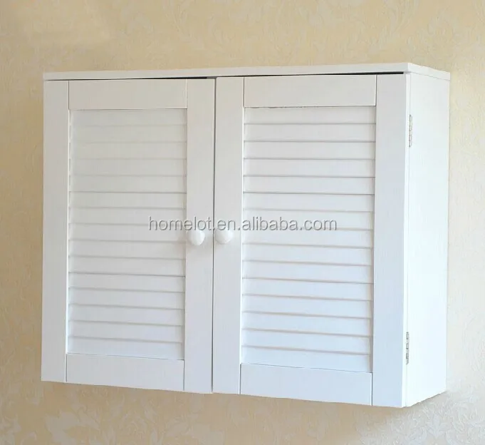 Witte muur pantry kast garage nut planken badkamer opslag keuken ...
