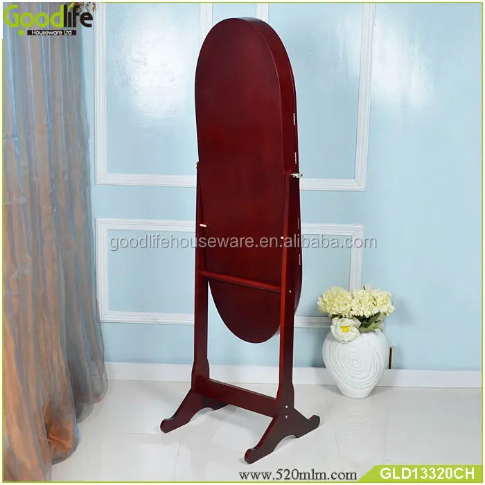 GLD13320 mirror jewelry cabinet-6