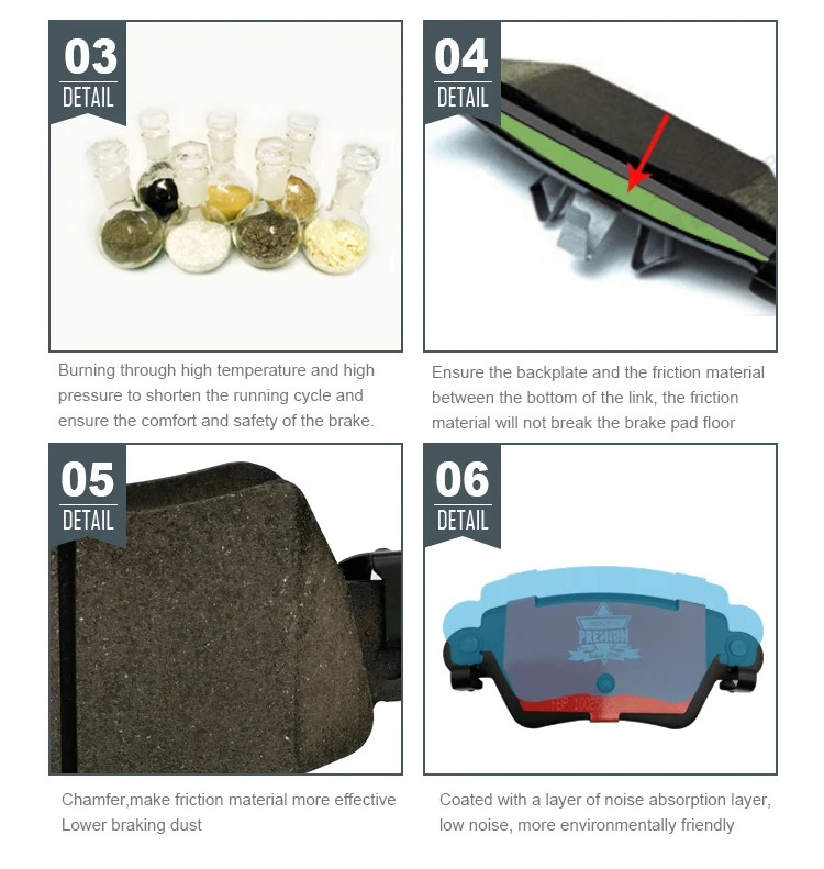 Vehicles-accessories Brake pads for ssangyong 4813008ba0