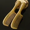 wide tooth hair brush hair curler wig cap green sandalwood brush comb