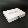 white leather folder packing paper box with foam inside