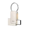 Mini Metal keychain USB stick USB 3.0 + Type C memory stick OTG USB3.0 flash drive for Type C device & PC