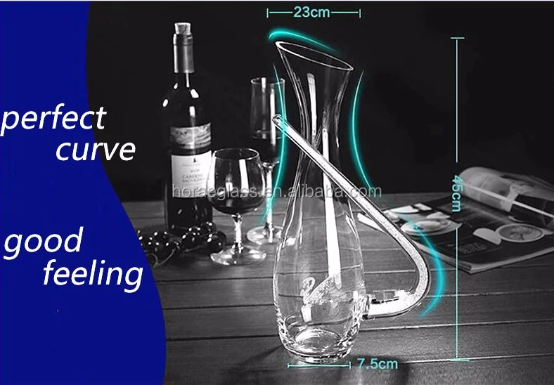 Crystal Diamond Red Wine Pourer Glass Decanter Brandy Decant Set Jug