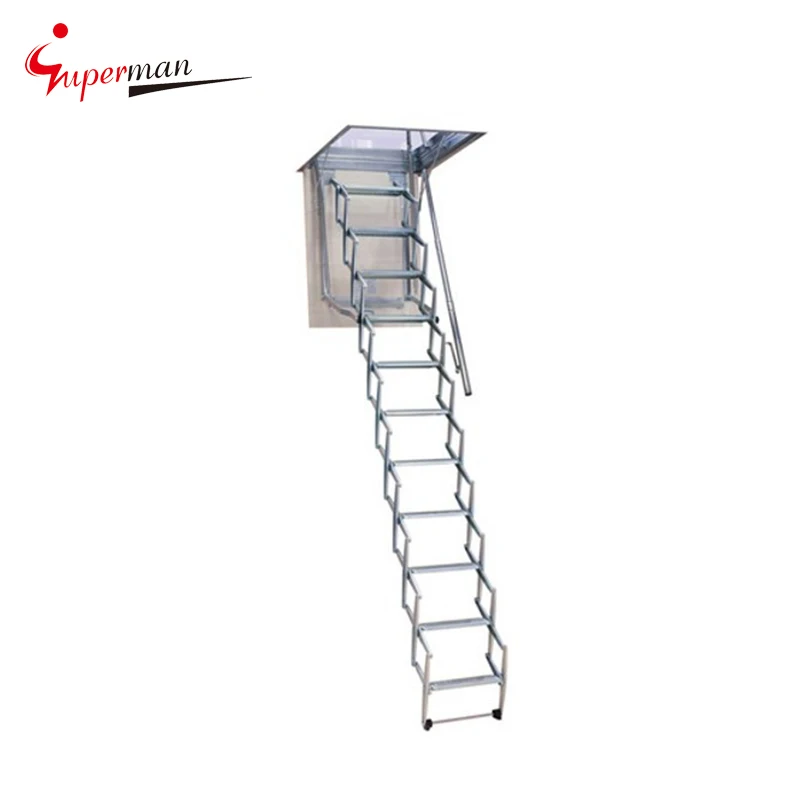 High Quality Telescopic Electric Attic Ladder Staircases For Small Spaces Buy High Quality