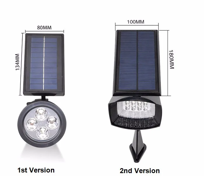 Outdoor Solar Panel Energy Saving Led Garden Light - Buy Solar Garden