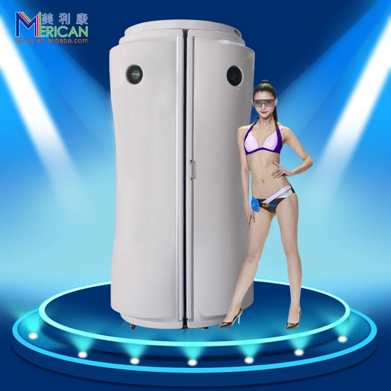 commercial stand up tanning beds with UV lampfor tanning shower