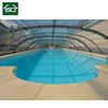 Large size Clear polycarbonate & aluminum swimming pool cover