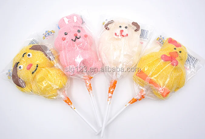 35g动物形状的棉花糖棒糖 - Buy Animal Shaped Lollipop,Marshmallow Lollipop,Gummy