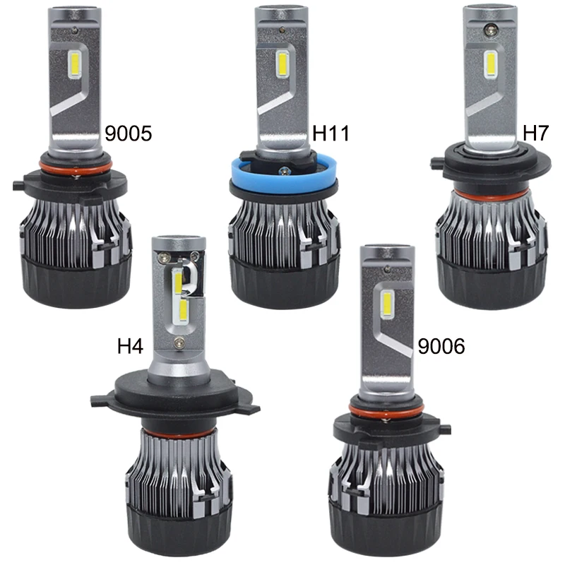 Removable Fan 60W 10000LM Auto Mini Led Headlight 12V 24V H7 Led Headlight M1 Car Led Headlight H7 LED 6000K