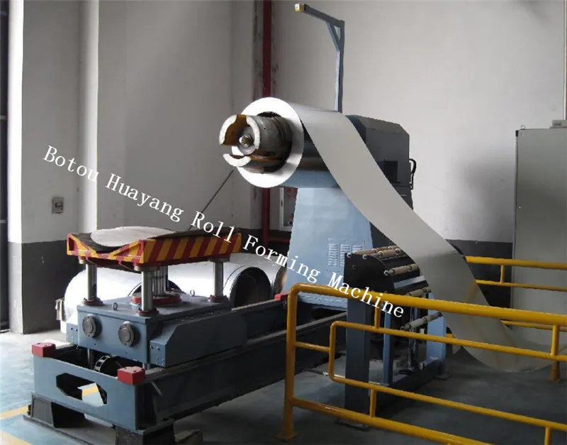 Automatic Steel Sheet Decoiling Machine/Hydraulic Decoiler with Trolley