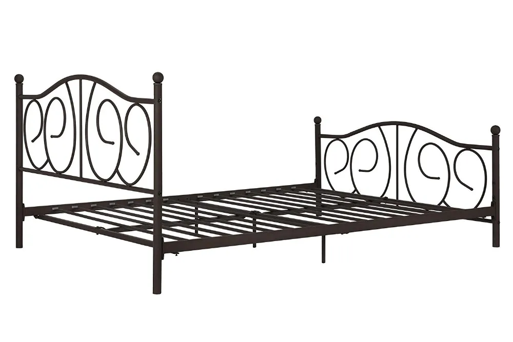 Modern Design Wholesale Double Size Iron Bed Metal Bed Frame King Wrought Iron Bed Design Buy
