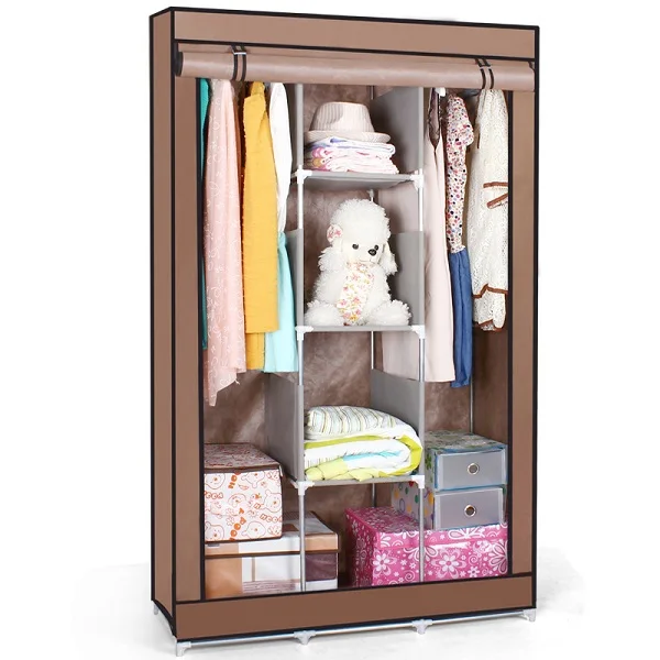 S7 Highquality & Cheap Portable Bedroom Closet Wardrobe Home