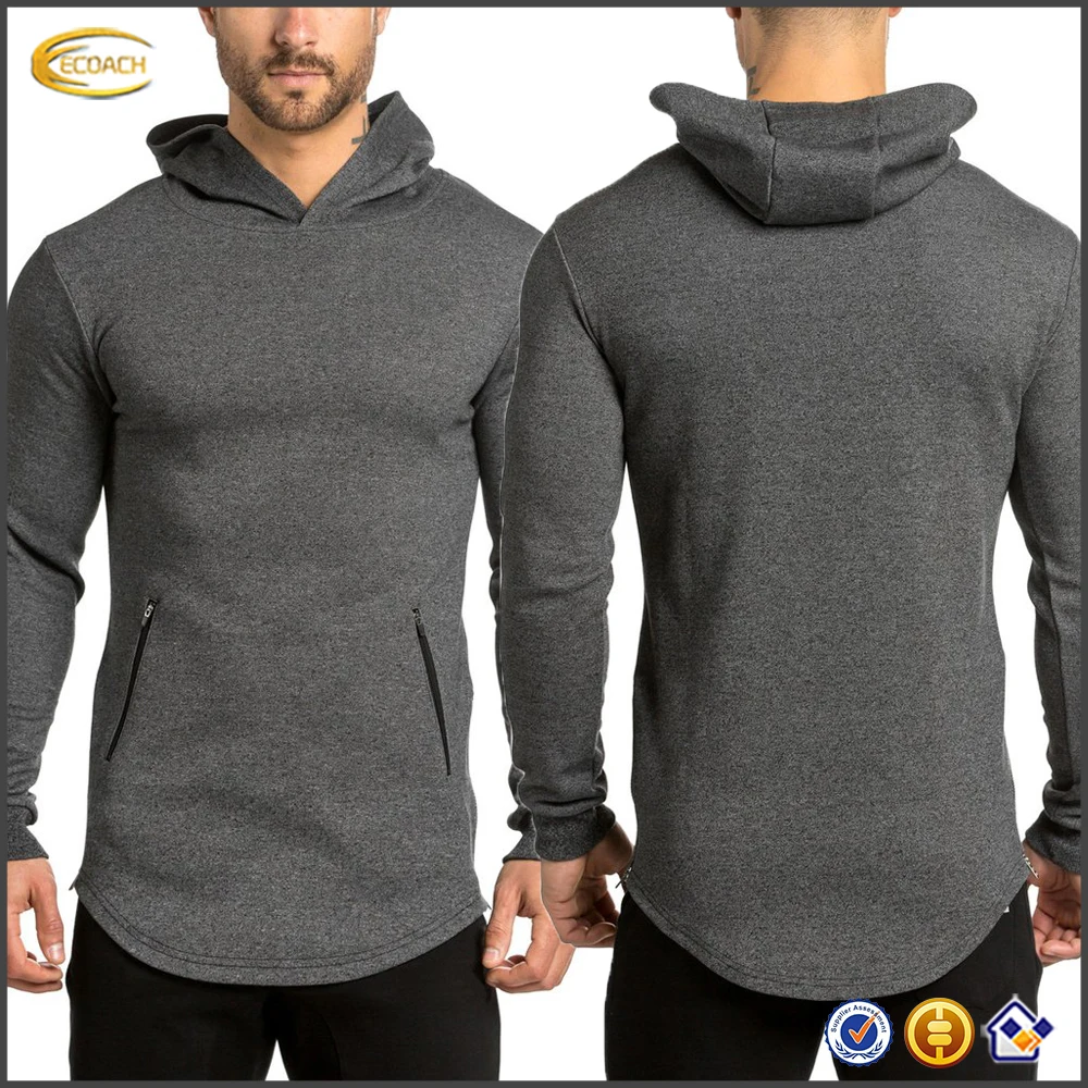 slim fitting hoodie