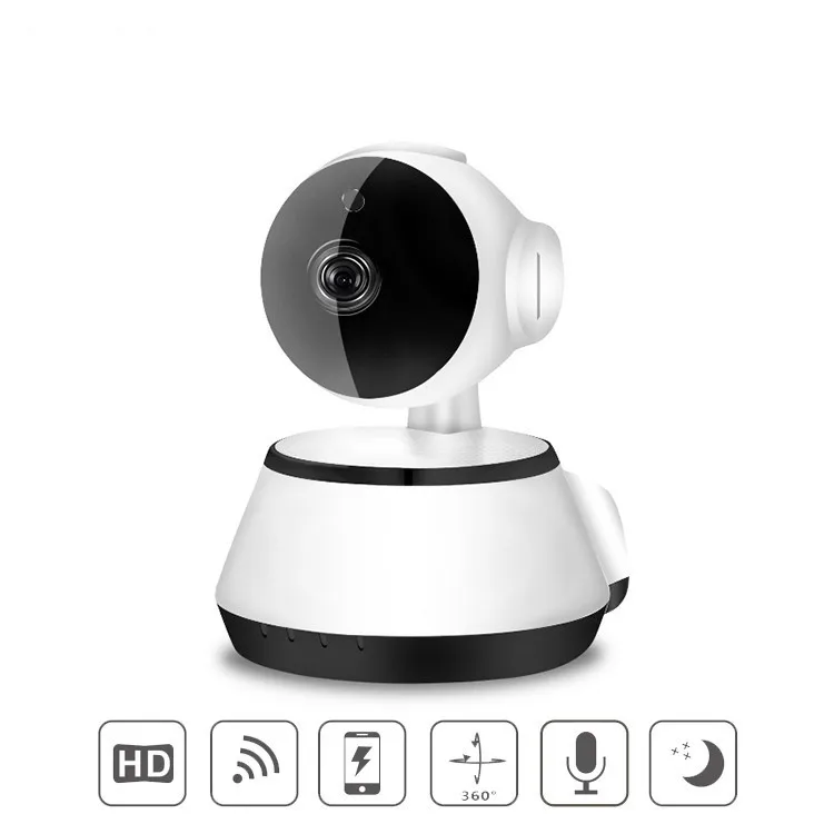 2019 Hot Sale Shenzhen Factory/Manufacturer  Cheapest Pan Tilt Dog Robot Mini P2P Small Wifi CCTV V380 IP Camera