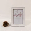 CE chic antique white bird design wooden picture frame