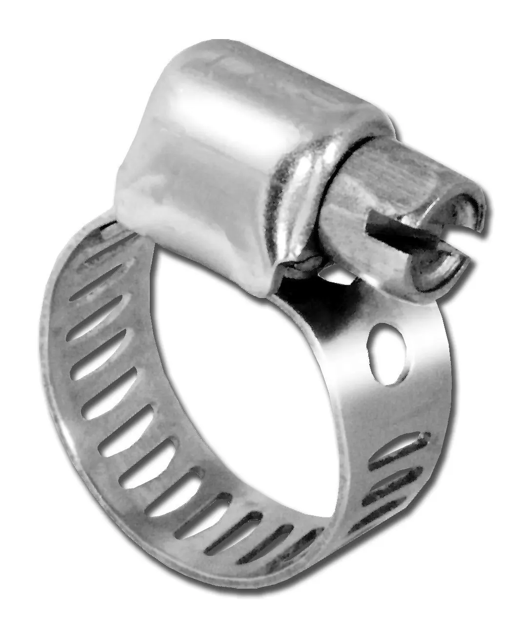 Pro Tie 33102 SAE Size 24 Range 1-1//16-Inch-2-Inch SS Turn Key All Stainless Hose Clamp 10-Pack