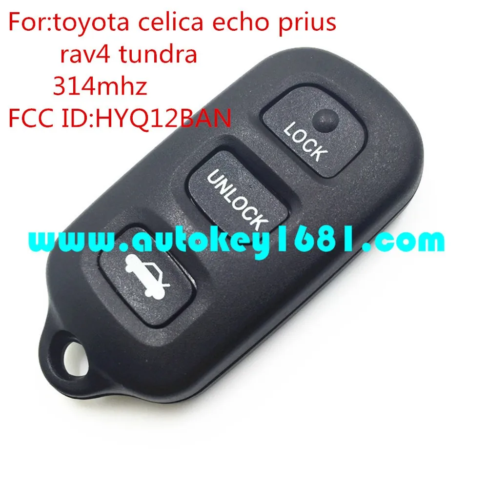 Ms Hyq12ban 3+1 Button Car Remote Key 314mhz For Toyota Celica Echo