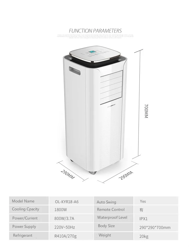 Portable Ac 7000 Btu Portable Mini Air Conditioner Heating And Cooling