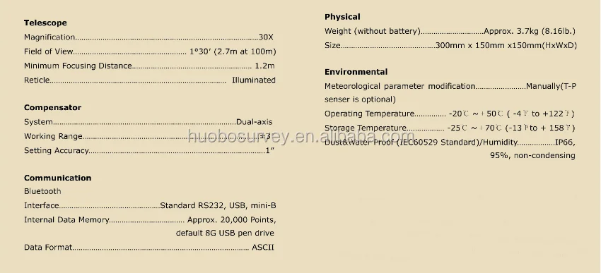Intelligent Powerful Total Station with Compact & Lightweight Design