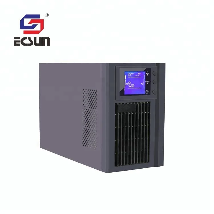 High Frequency 1KVA 2KVA 3KVA 220V electronic online nobreak ups with battery inside   