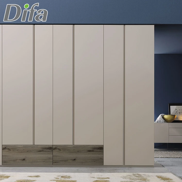 Top Quality Custom Closet Melamine Mdf Wardrobe For Project