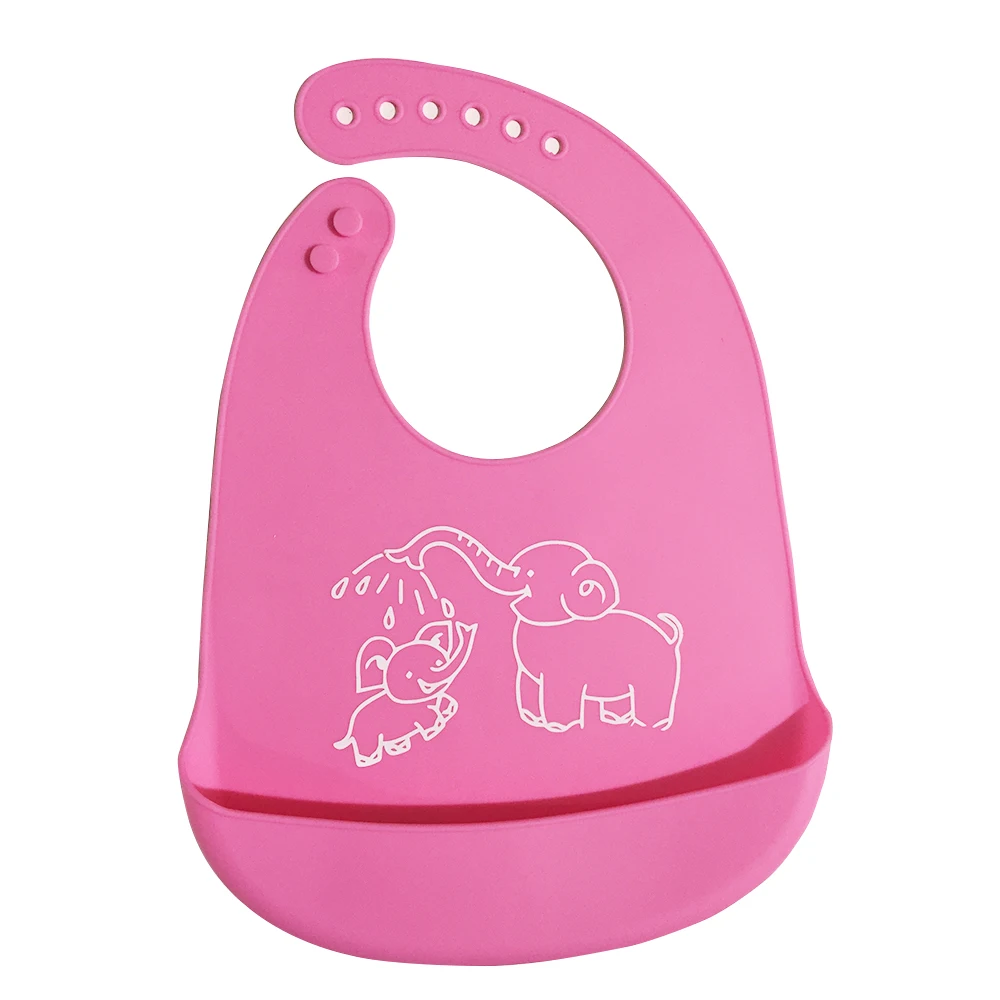 Silicone Baby Bib With Waterproof Bibs For Boys And Girls Comfortable